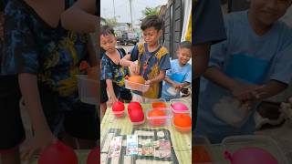 Choose a water-filled balloon that matches the color of the money!!! #shorts #games #balloonfille...