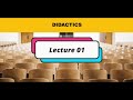 Introduction to didactics  introduction  la didactique    