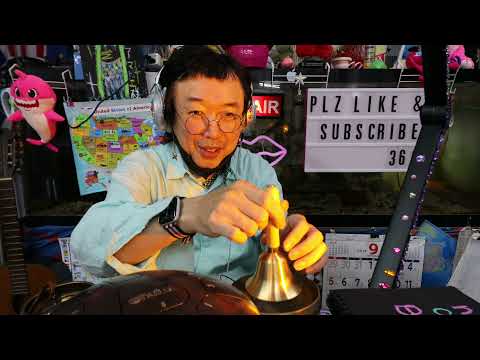 【ASMR】　makes you happy Tangle drum sinking ball Tingsha　君が幸せになる通知ベル　タングルドラム　シンキングボール　ティンシャ