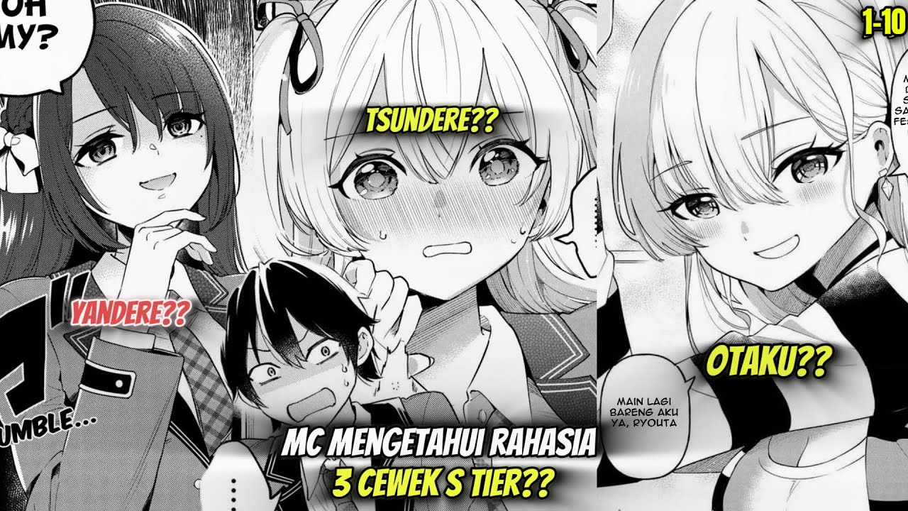 MC Cupu Mengetahui Rahasia Gelap 3 Cewek S-Rank, Sekarang Mereka Semua Mengejar MC!! | Alur Manga