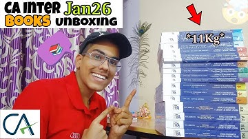CA INTERMEDIATE January 2026 Books Unboxing 📚🤯 || CA INTERMEDIATE January 2026 || CA Books Unboxing.