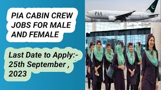 Latest Pakistan Airlines Cabin Crew-Jobs in Pakistan-Airport Jobs 2023-Jobs in PIA 2023