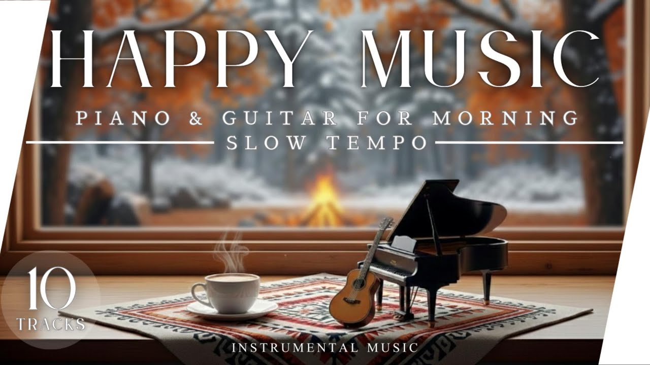 【Piano & Guitar】Calm Relaxing Instrumental Background Music for Work, Study, and Chill Time