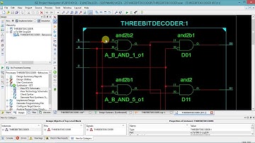 Designing Of 3 Bits Decoder in VHDL
