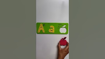 Letter A | uppercase lowercase letter | learning video for toddlers #shorts #shortvideo