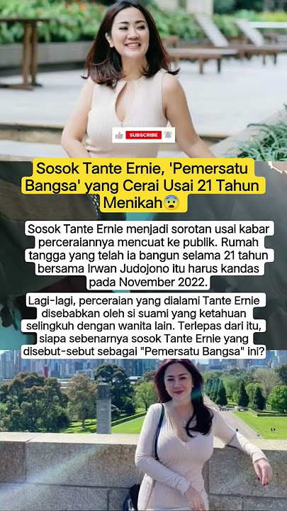 Sosok Tante Ernie, 'Pemersatu Bangsa' yang Cerai Usai 21Tahun Menikah#viralvideo#shortvideo #shorts