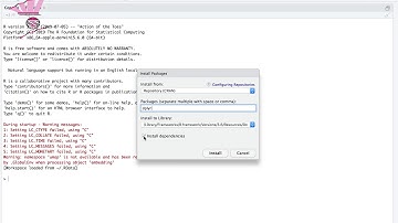 How to install R package dplyr with dependencies