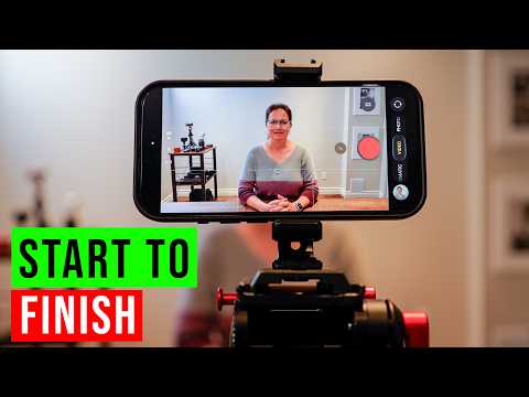 HOW TO FILM YOUTUBE VIDEOS WITH SMARTPHONE | LIGHTING, SETTINGS & SOUND