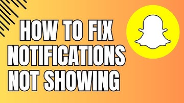How To Fix Snapchat Notifications Not Showing/Working On Iphone/Android