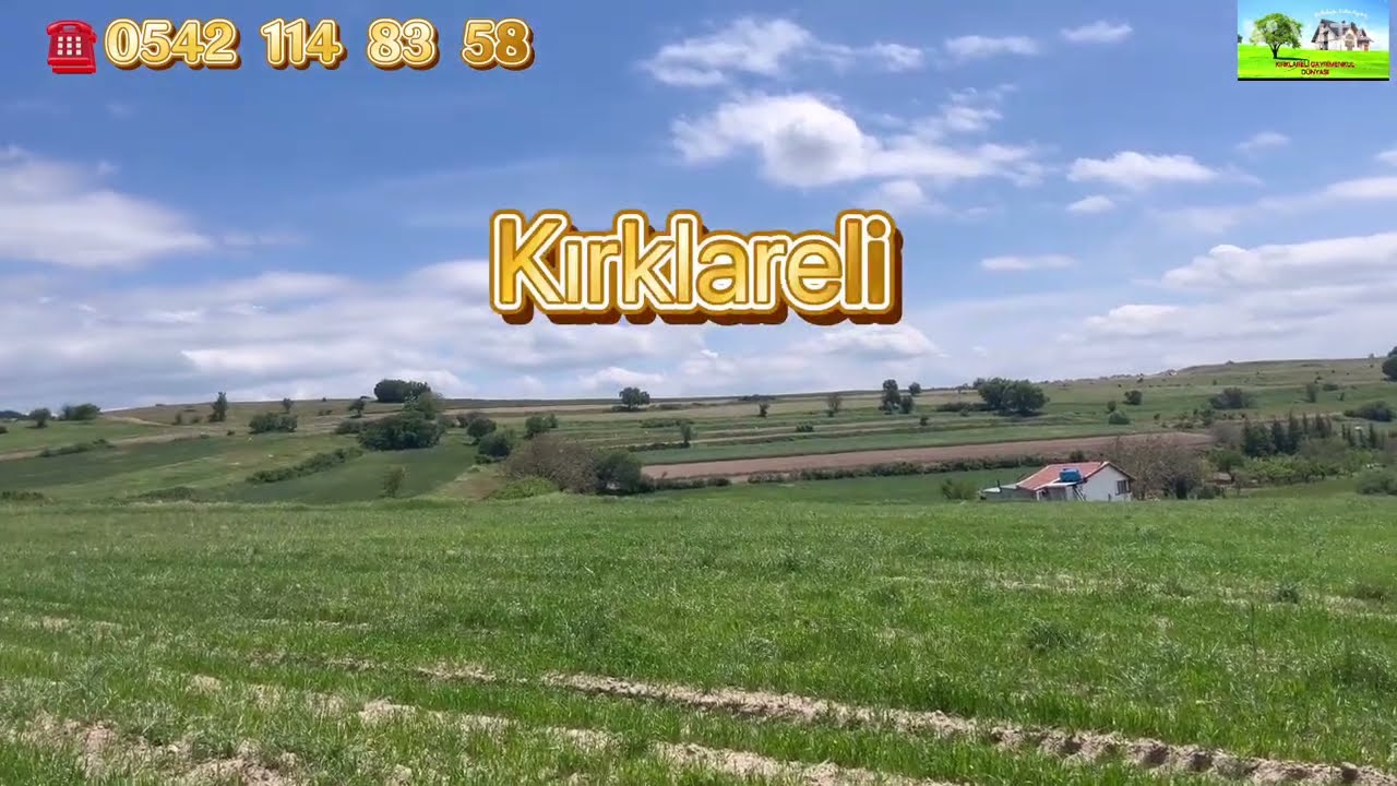Kırklareli Kofçaz’da İmar Sınırında Satılık 2.900 m2 Tarla 