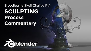Lets Sculpt A Skull Chalice in Blender