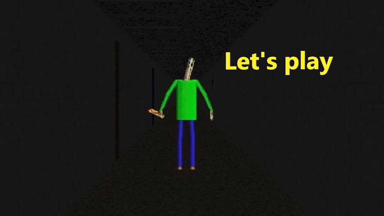 Let's play (baldi's basics mod) - YouTube