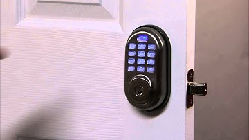 Yale Real Living Push Button Deadbolt Programming - Privacy Button 07