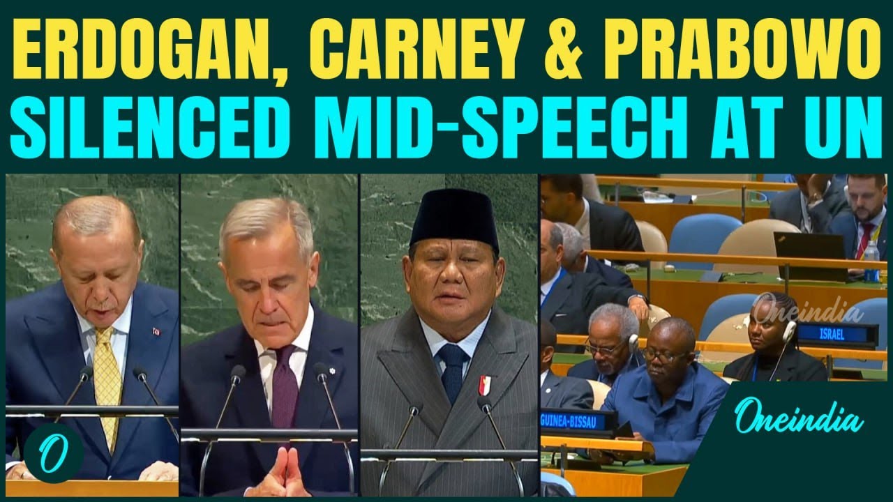 UN Drama: Turkey, Canada, Indonesia Leaders 'Insulted' - Silenced in LIVE Speech Discussing Gaza