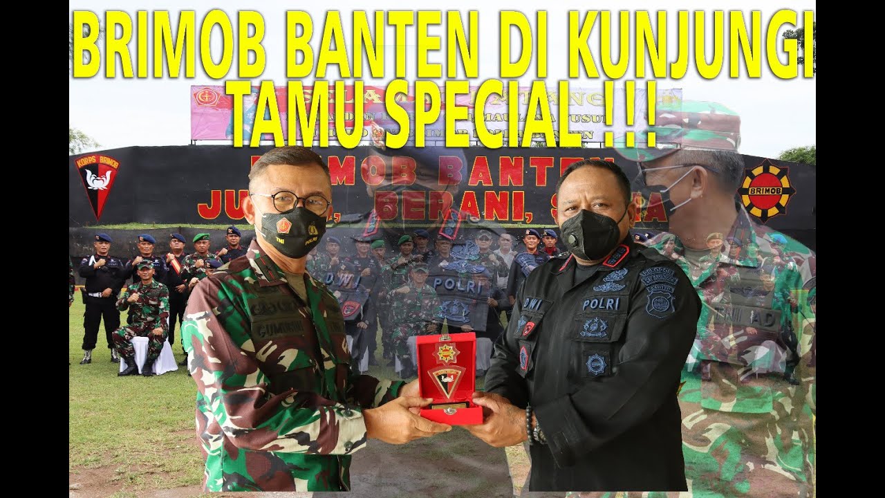 BRIMOB BANTEN KEDATANGAN TAMU ISTIMEWA !!!