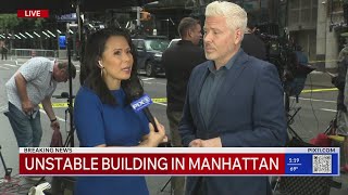 Street closures, transit changes after old Pfizer building caves in Street closures, transit changes after old Pfizer building caves in