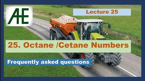 Lecture 25:  Octane & cetane number of the fuel #icar_jrf_exam_date_2023 MCAER PG CET 2023
