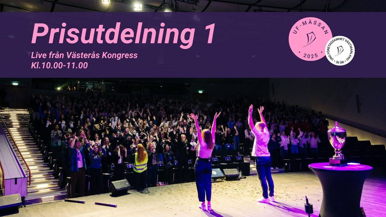 Prisutdelning 1, Västmanlands UF-mässa 2025