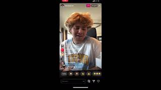 Alex Warren Insta live 9.28.2020