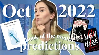 book of the month october 2022 predictions...or just a list of oct new release books