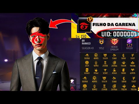 AS CONTAS MILIONÁRIAS DO FREE FIRE