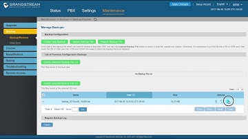 Grandstream IP PBX - Create IP PBX Backups - ep104