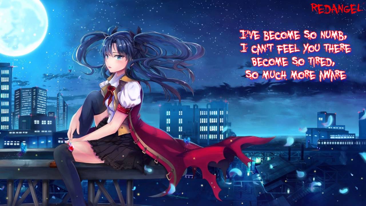 Nightcore - Numb (Lyrics)