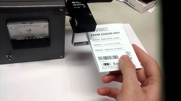 Sensor Baumer ZADM ParCon_Ensayo control bandas