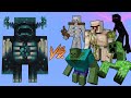 Warden Vs. Mutant Monsters in Minecraft