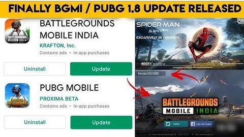 Finally 😍 BGMI 1.8.0 Update is Here ! what