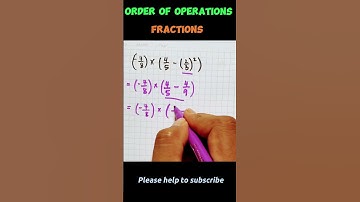 Fractions with an order of operations #shortvideo#shorts #fractions#problemsolving #pleasesubscribe