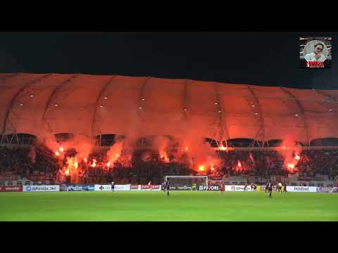 ATRAKSI CURVA SUD PERSIJA. LAUNCHING JERSEY &amp; TEAM PERSIJA VS RANS