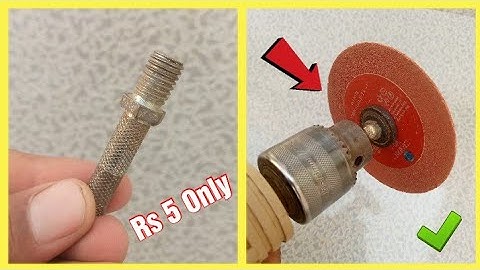 how to convert drill machine into angle grinder/how to use drill machine as a grinder #drillmachine