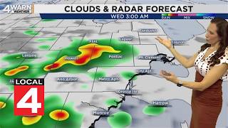 Metro Detroit weather forecast Oct. 13, 2026 -- Noon Update