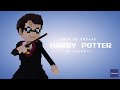 How to create harry potter  voxedit timelapse
