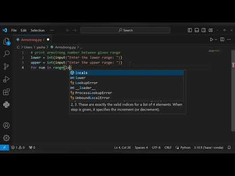 Write a python program to print Fibonacci Series within the given range ...