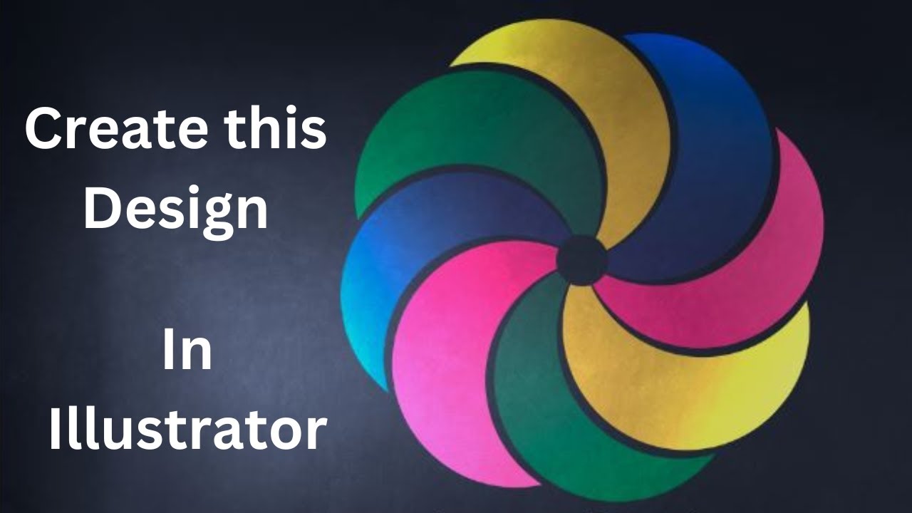 How to Create this Design in Adobe Illustrator - YouTube