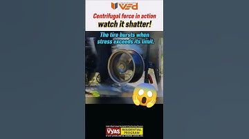 Centrifugal force in action | watch it shatter! #centrifugalforce #physics #science