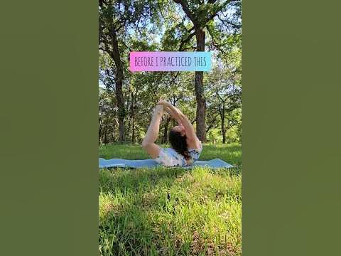 Bow pose with flipped grip prep #asanapractice #yoga #fitness # ...