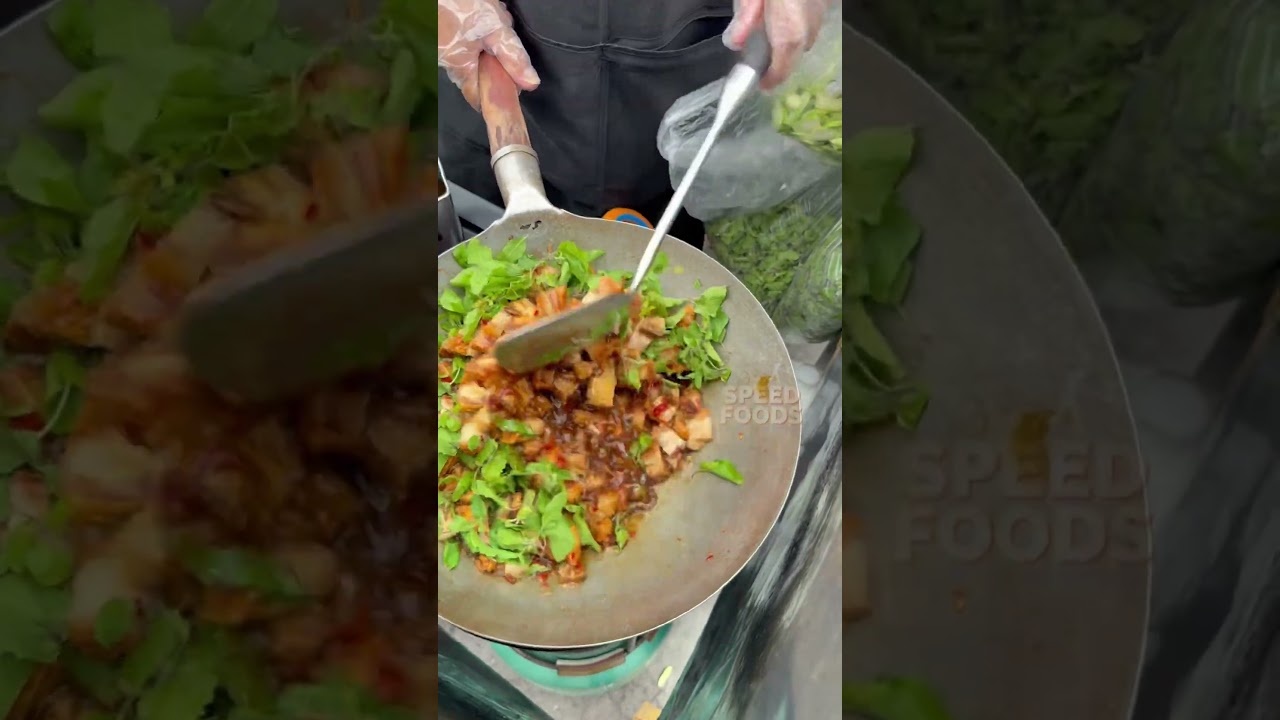 Must try!! Crispy Pork & Basil in Savory Broth in Thailand