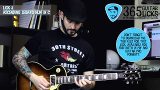 Lick 3/365 - Ascending Legato Run in C | 365 Guitar Licks Project