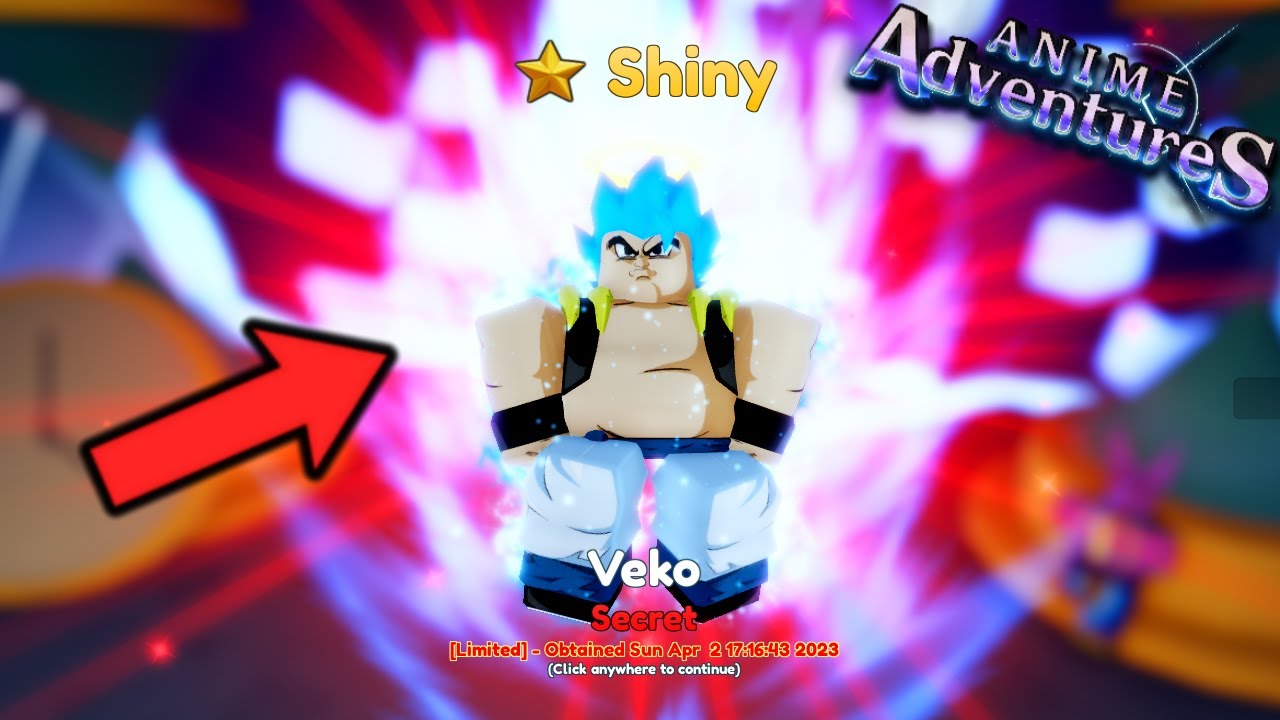 Anime Adventures - Roblox - Limited / Rare / Shiny Units - Cheap!!