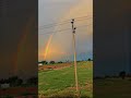 Sky painted with peace 🌈#Rainbow#Nature#AfterRain#Peace#Shorts#GreenNature#sky#nature