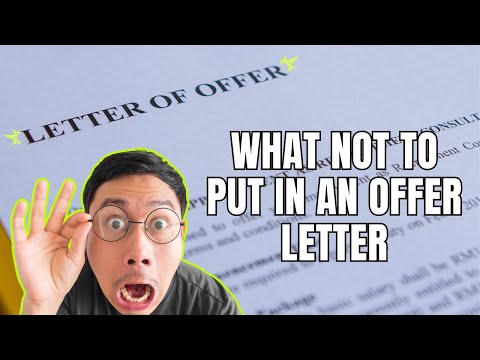 How to Write an Employment Offer Letter - Operations Management