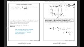 AP Physics C: E&M  2024 Free Response Questions Set 2