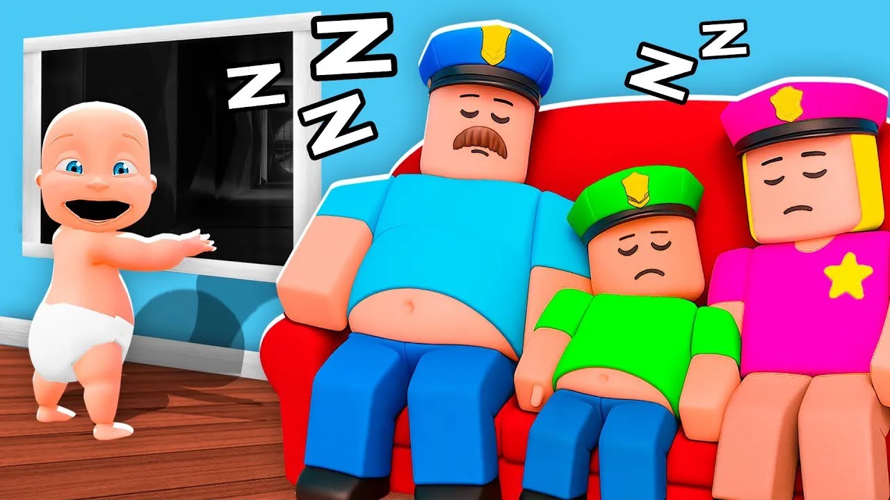 Baby Escapes COP FAMILY!