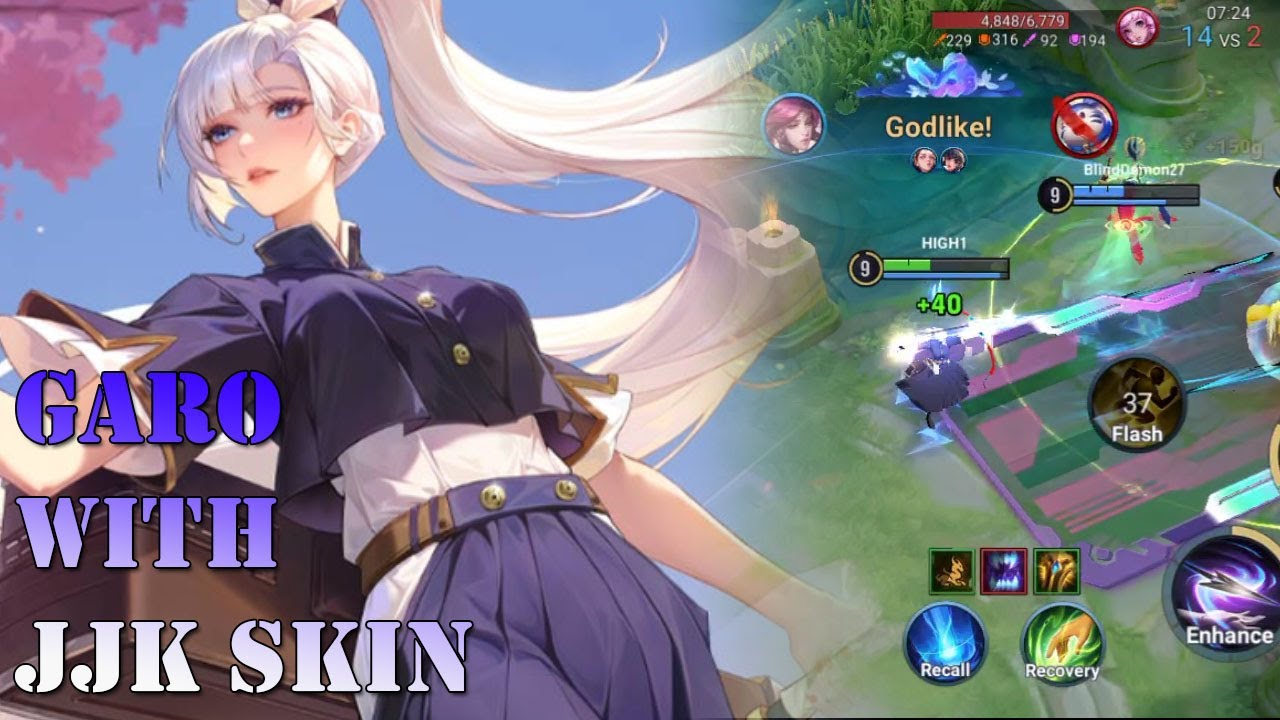 LET'S PLAY GARO WITH JJK MEI MEI SKIN | HOK INDONESIA