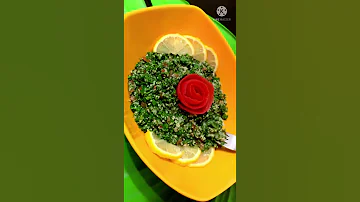 طريقة عمل التبولة على أصولها Tabboulih 