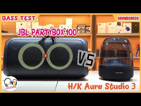 JBL Partybox 100 vs Harman Kardon Aura 3 l Quá hay !!! Nghe rung cả kính !!