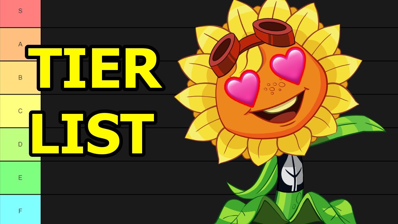 ♤♡Michelle♢♧ on X: pvz plant tier list plants are ordered within tiers,  with top left being best  / X